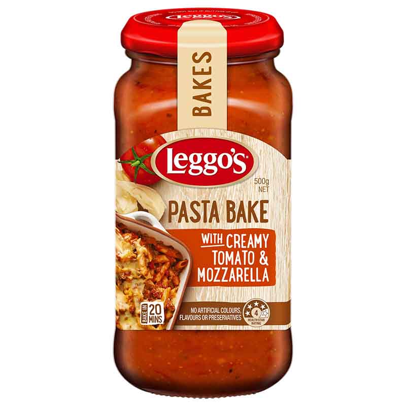 Leggo'S Creamy Tomato & Mozzarella Pasta Bake Sauce