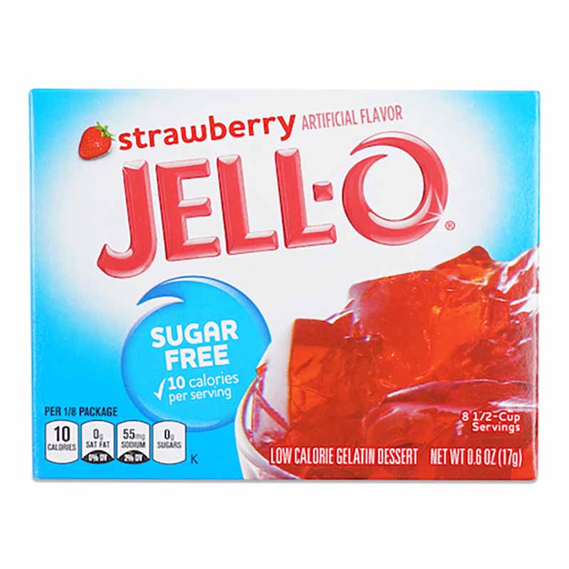 JELL-O Strawberry Gelatin Sugar Free