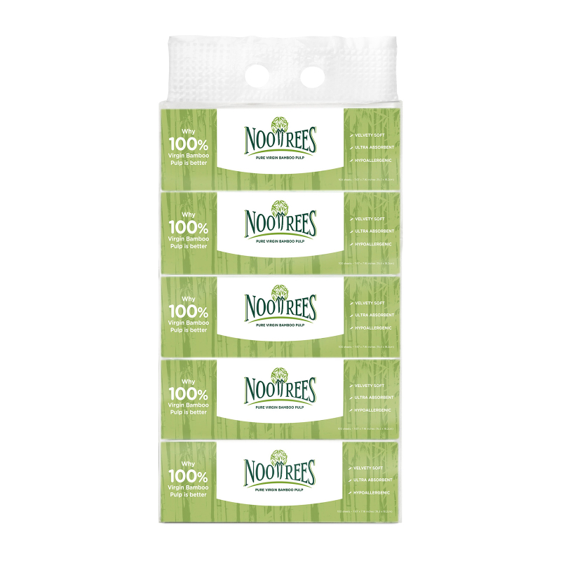NOOTREES Bamboo 3-Ply Facial Tissue Box