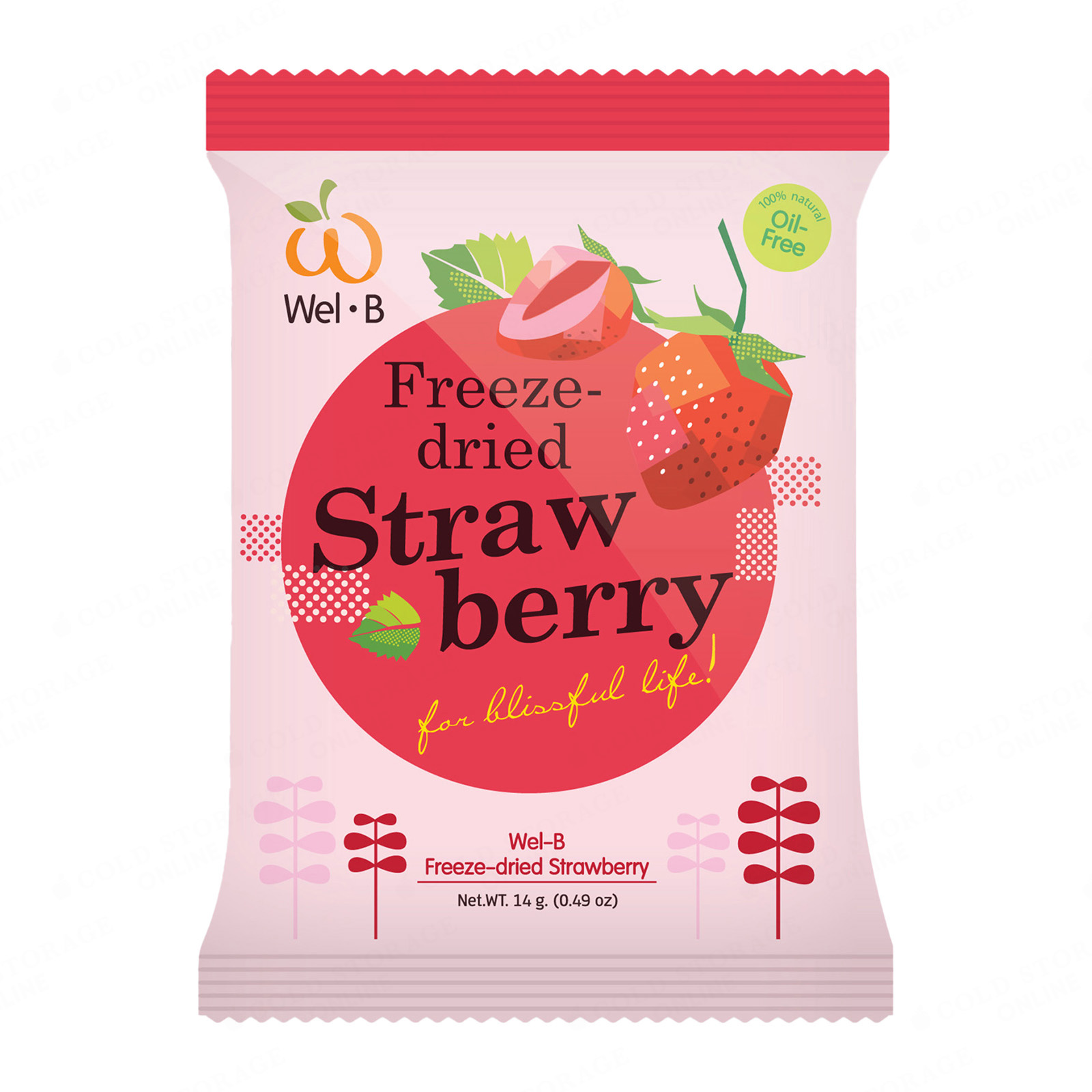 Wel-B Strawberry Snacks