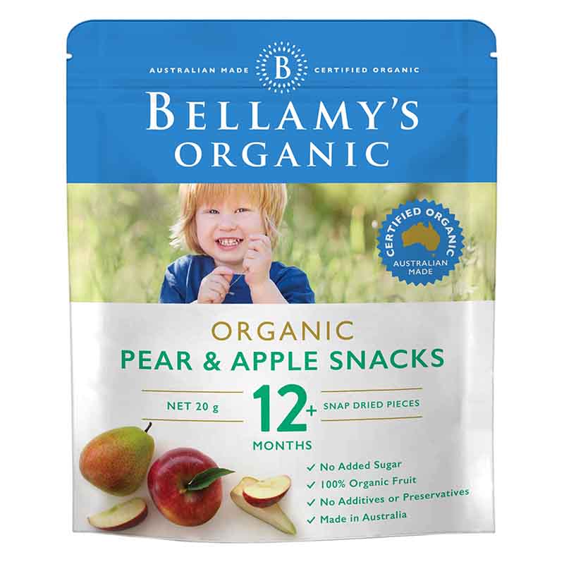 Bellamy'S Organic Apple & Pear Snacks