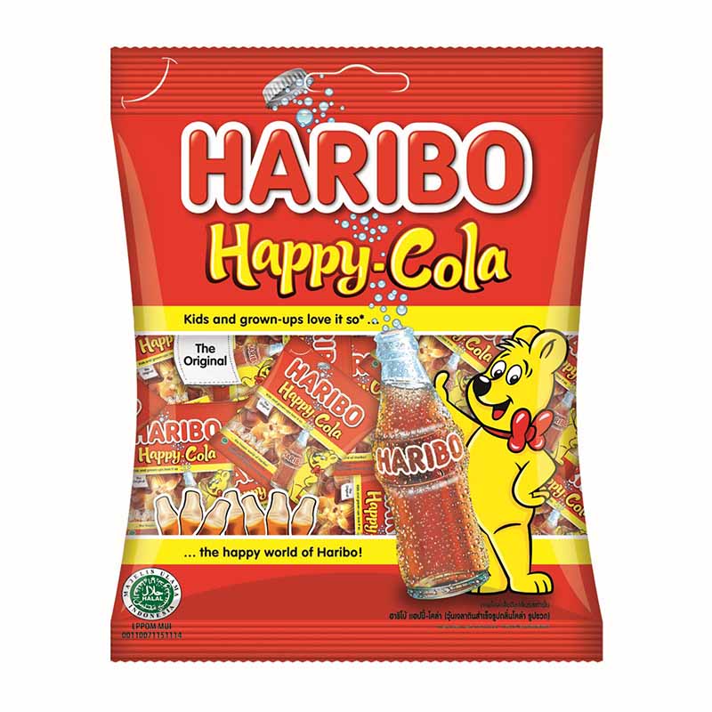 Haribo Mini Happy Cola Gummy Candy