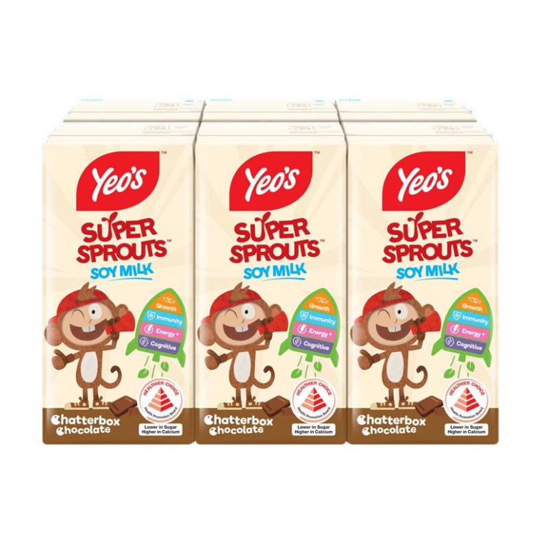 Yeo'S Super Sprouts Chocolate Soyabean Milk