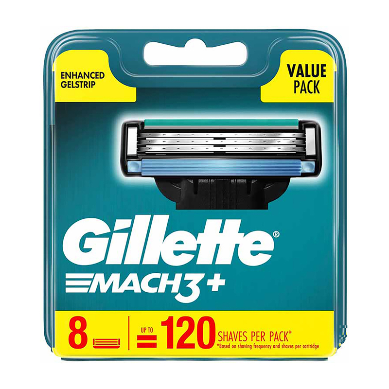 Gillette Mach3 Cartridge Refills 8s