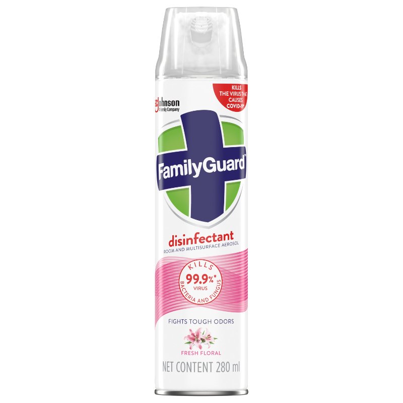 FAMILY GUARD Fresh Floral Disinfectant Spray