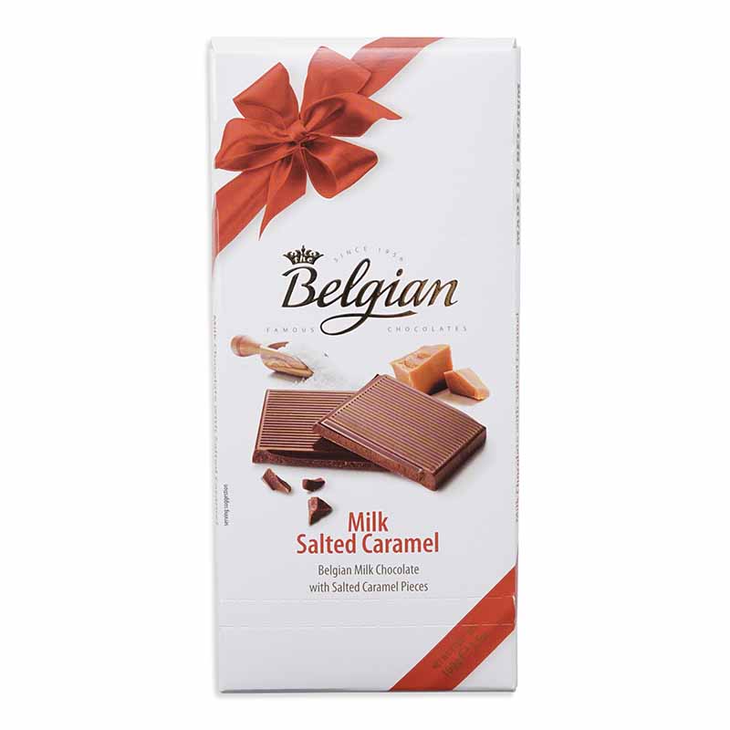 Belgian Salted Caramel Milk Chocolate 100g
