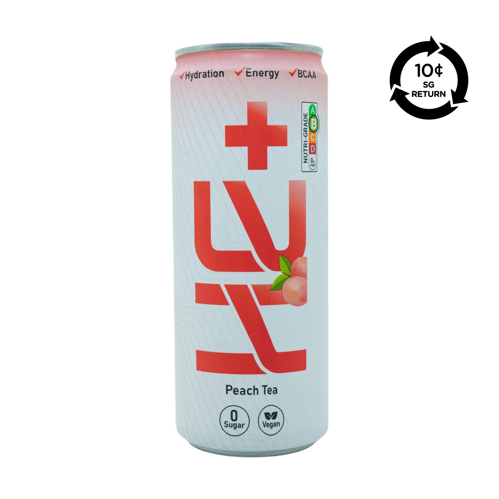 HE+ [Bcrs] HE+ Peach Tea Zero Sugar Can