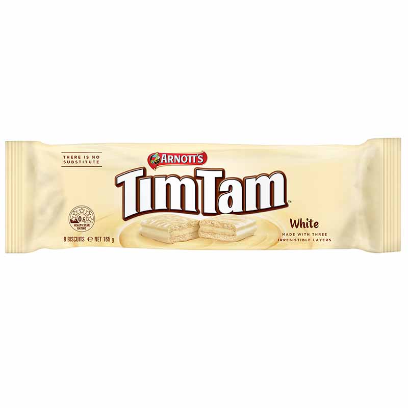 Arnott's Tim Tam White Chocolate Filled Biscuits