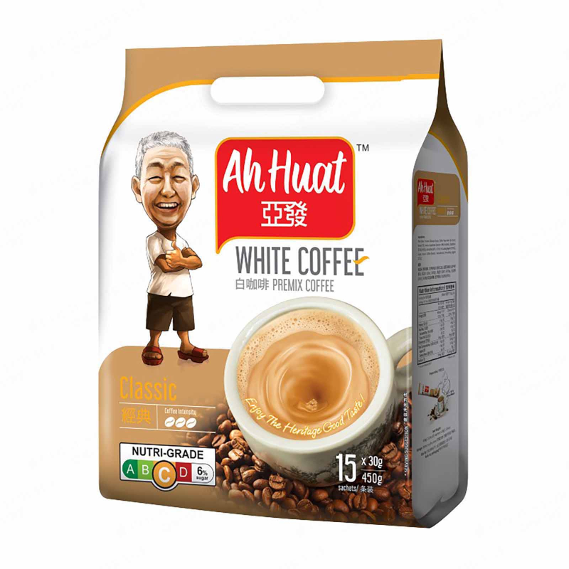 Ah Huat Classic White Coffee 15x30g