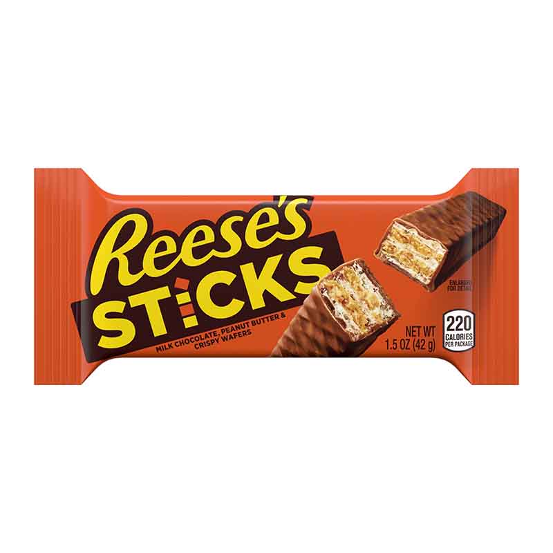 REESE'S Sticks Crispy Wafers Milk Chocolate & Peanut Butter