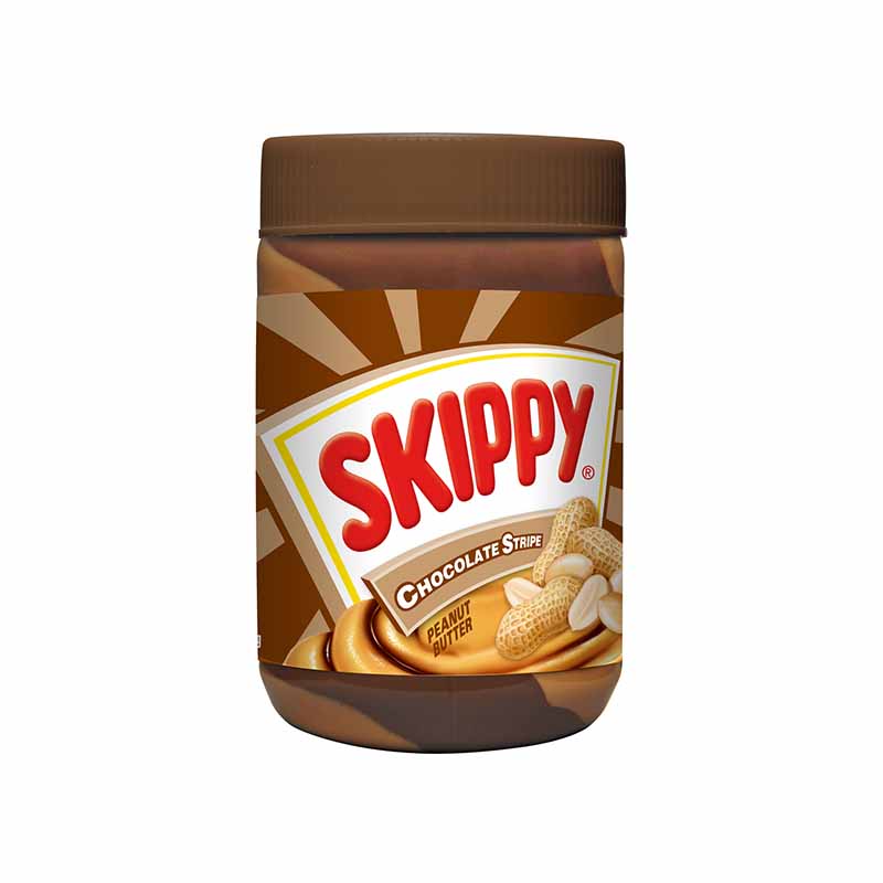 Skippy Chocolate Stripe Peanut Butter 530g