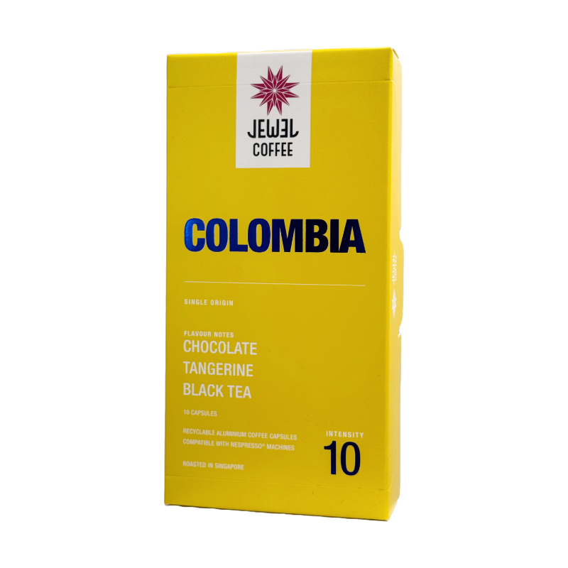 JEWEL COFFEE Colombia Intensity 10 Coffee Capsules