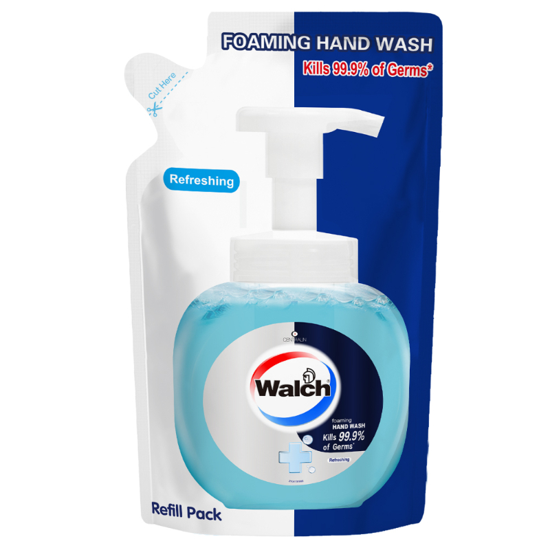 Walch Antibacterial Foaming Hand Wash Refreshing Refill 260ml