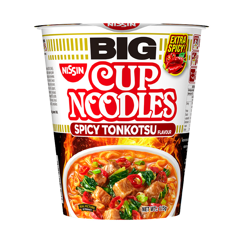 Nissin BIG Cup Spicy Tonkotsu Instant Noodles Cup115g