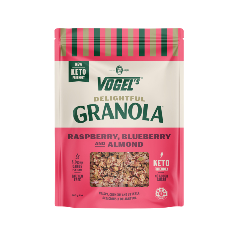 VOGELS Vogel's Raspberry Blueberry & Almond Granola