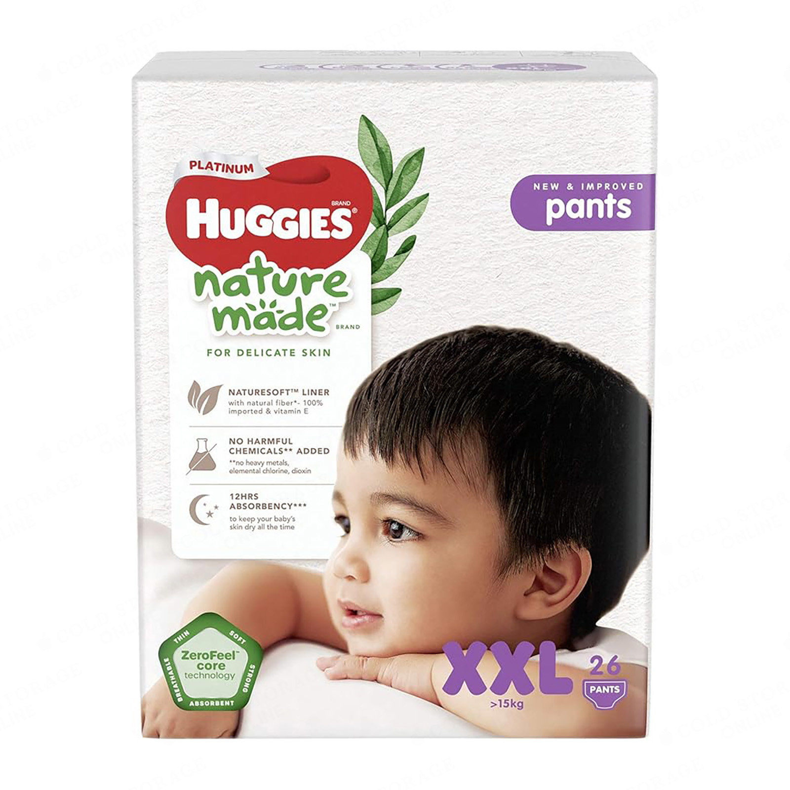 Huggies Platinum Nature Made Size XXL Pants Diapers 26s