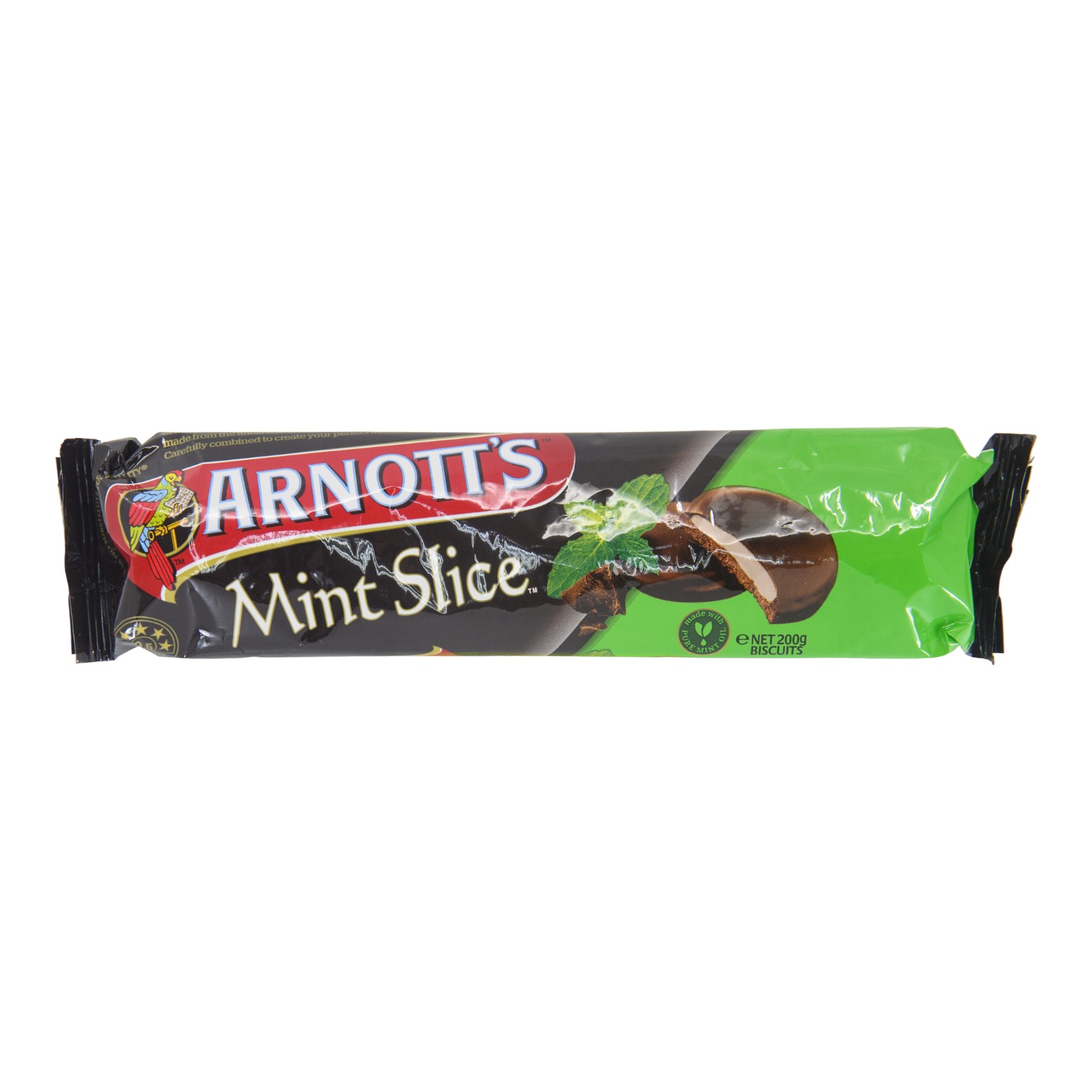Arnott's Mint Slice Chocolate Filled Biscuits 200g