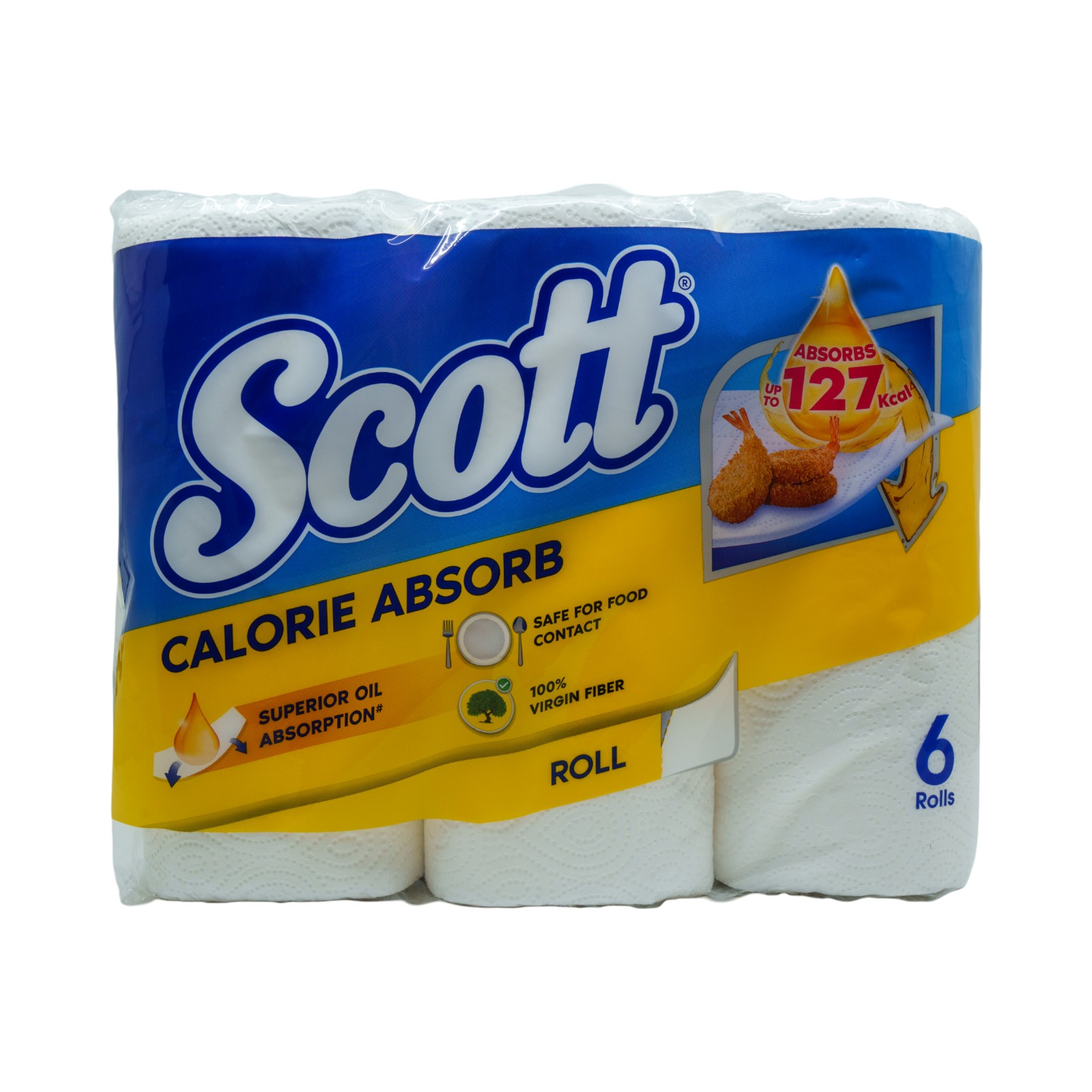 Scott Calorie Light Premium Kitchen Paper Towel Roll 6 Rolls x