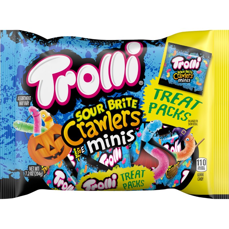Trolli Sour Brite Crawler Mini Treat 7.2oz