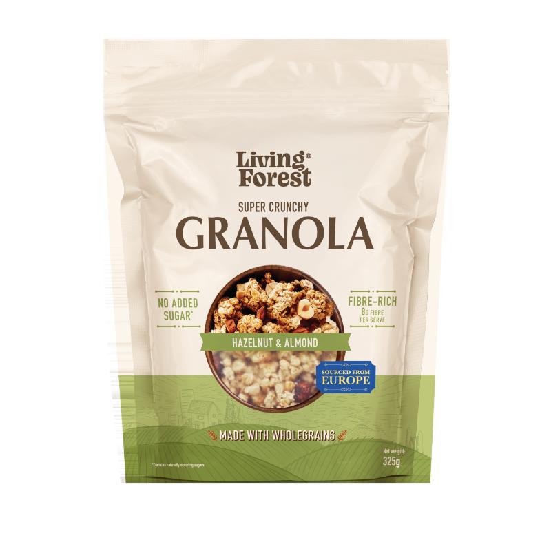 LIVING FOREST Hazelnut & Almond Granola
