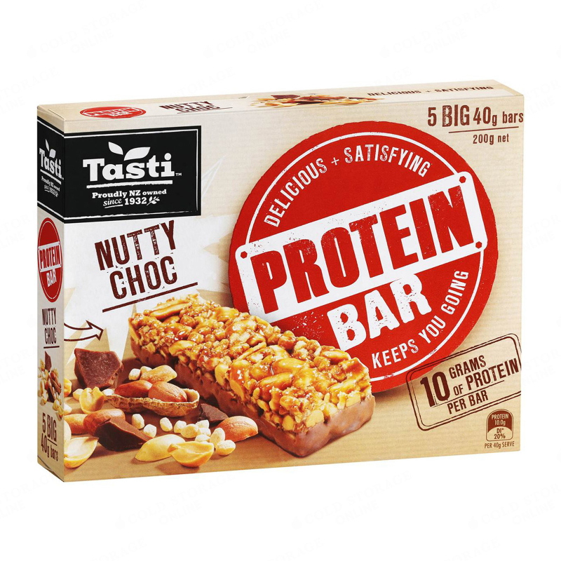 TASTI Nutty Chocolate Protein Bars