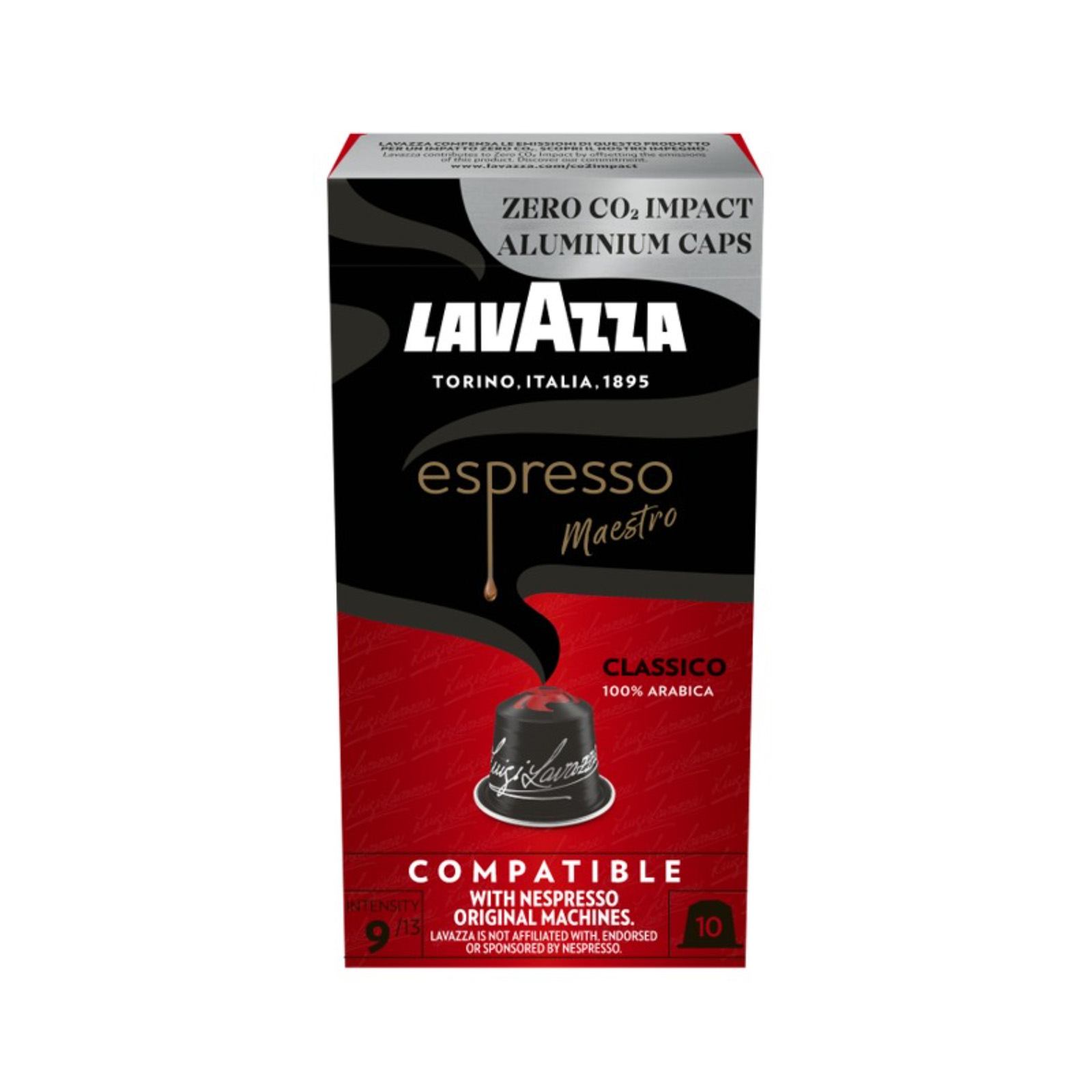 Lavazza Classico Intensity 9/13 Coffee Capsules 10 x 5.7g
