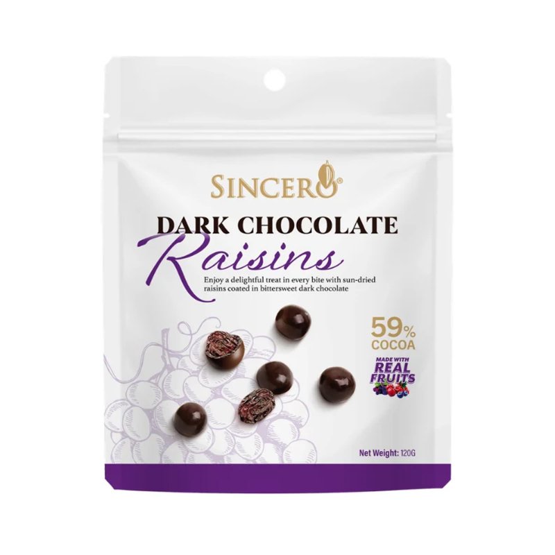 Sincero Dark Chocolate Raisins 120g