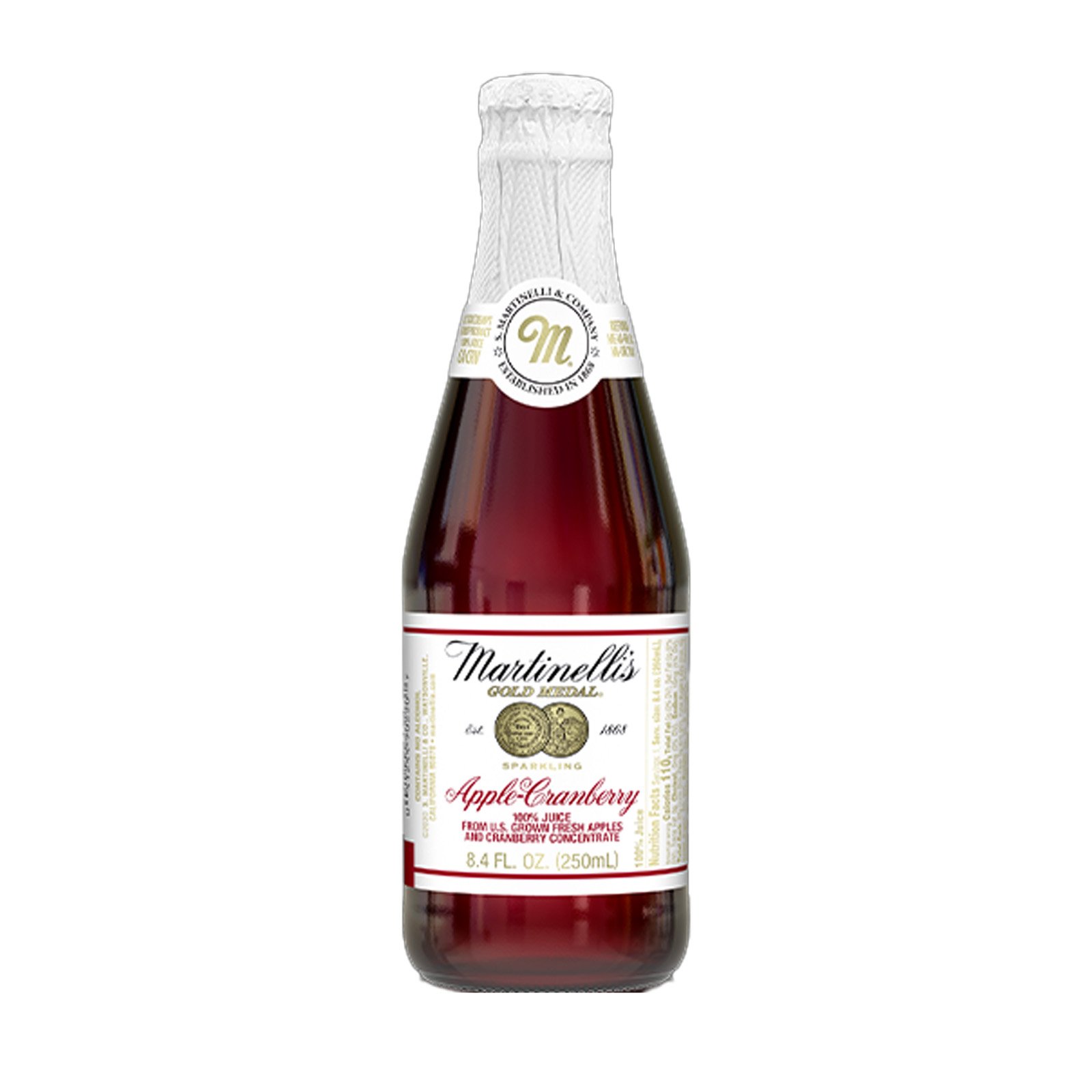 MARTINELLI'S Gold Sparkling Apple Cranberry