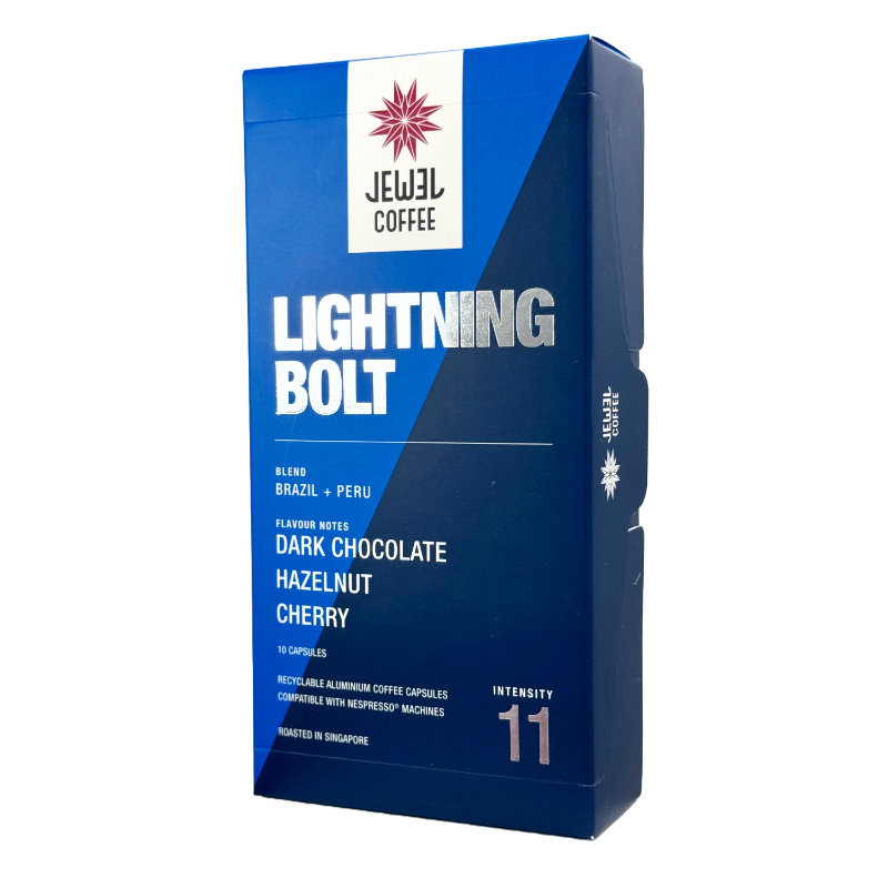 JEWEL COFFEE Lightning Bolt Intensity 11 Coffee Capsules