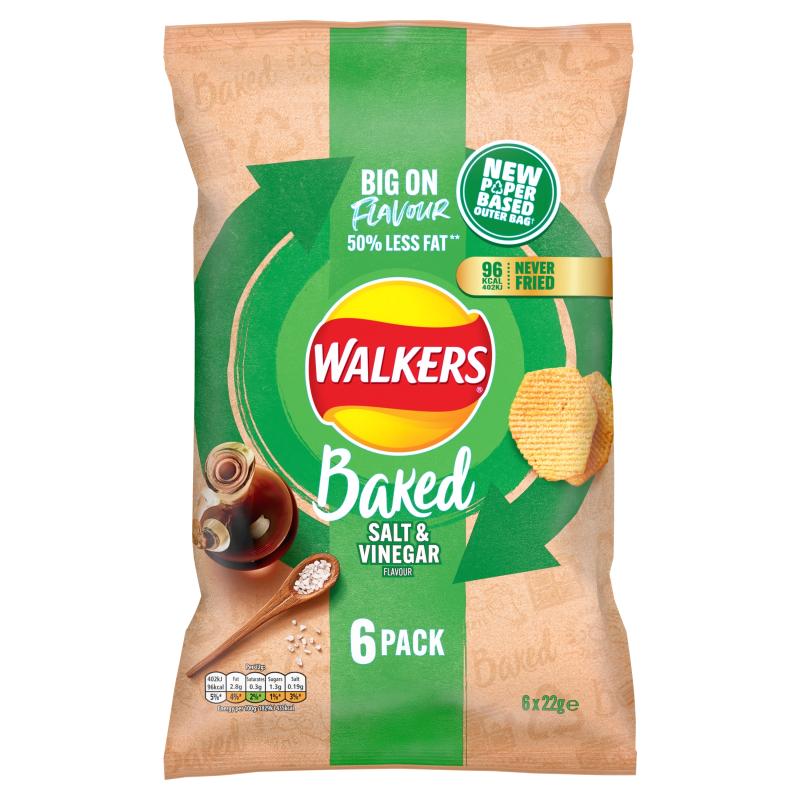 WALKERS Baked Salt & Vinegar Potato Chips