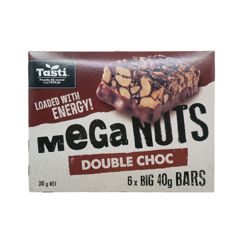 TASTI Double Chocolate Mega Nut Bars