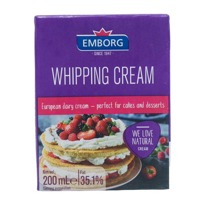 EMBORG Uht Whipping Cream