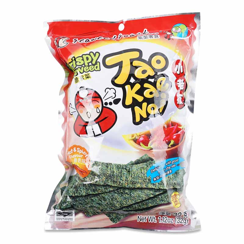Tao Kae Noi Hot & Spicy Crispy Seaweed Chips