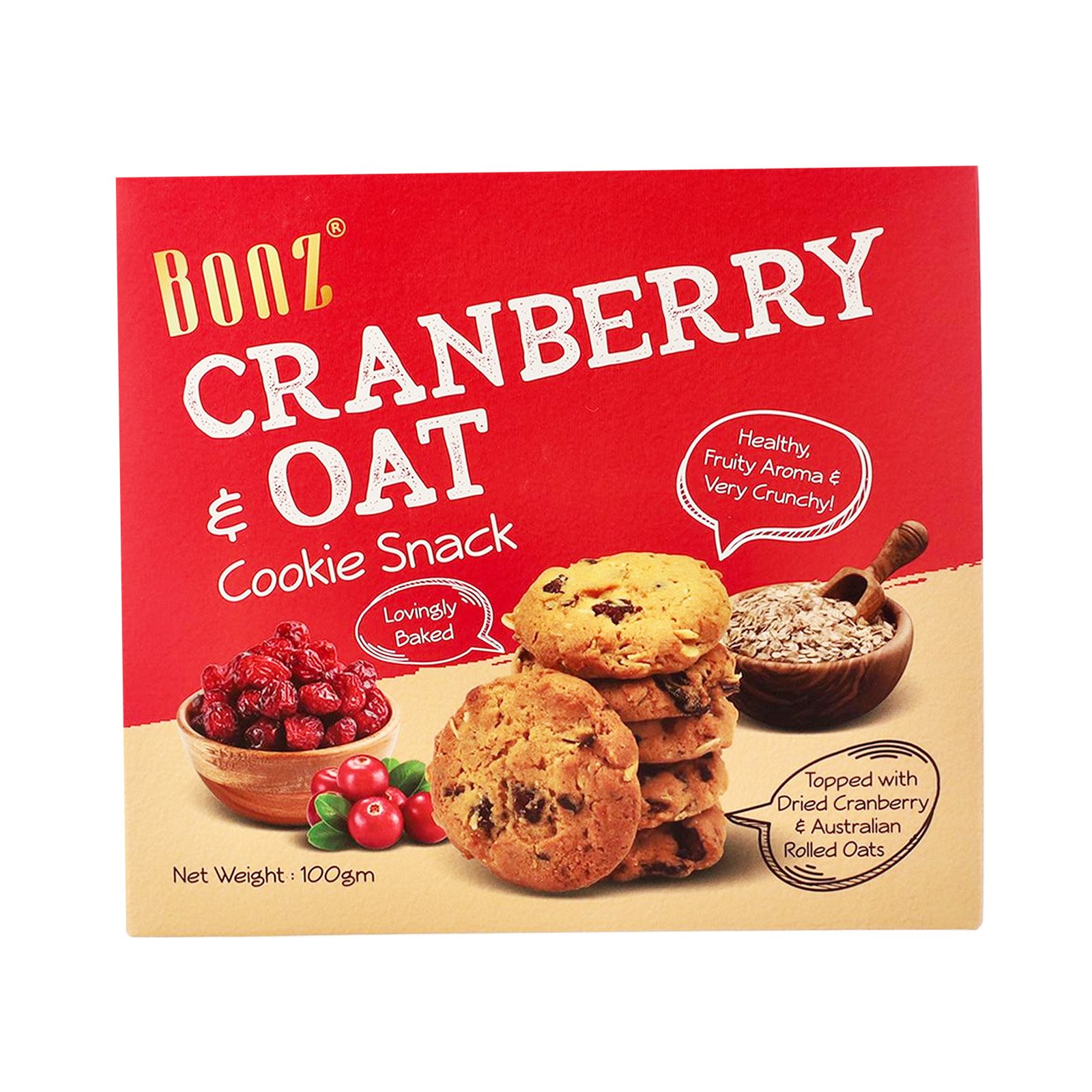 BONZ Cookies Cranberry Oat