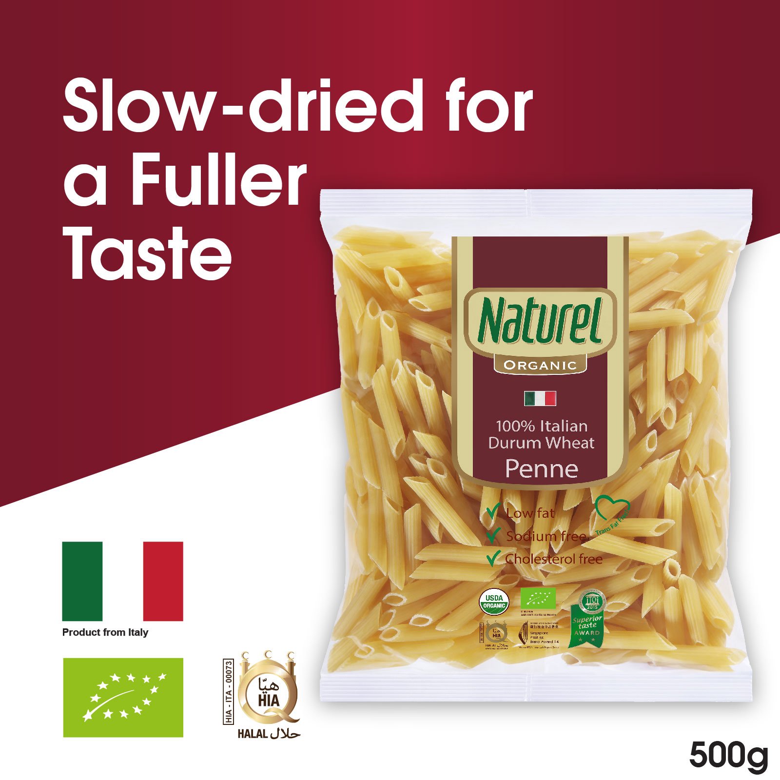 Naturel Organic Durum Wheat Penne