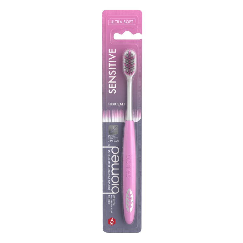 Biomed Pink Salt Ultrasoft Toothbrush 1s