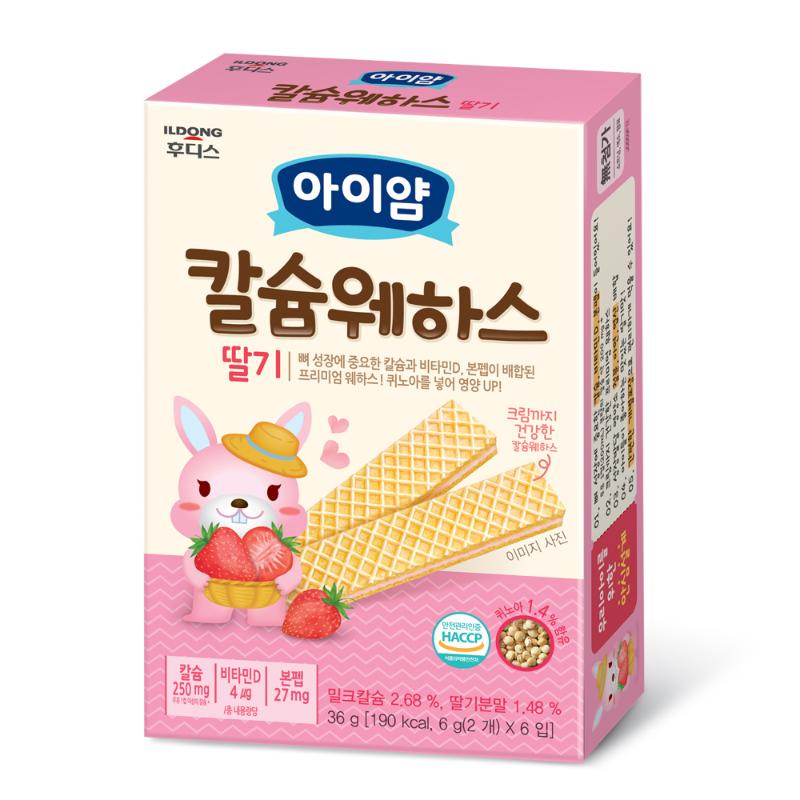 ILDONG Colostrum Strawberry Wafer