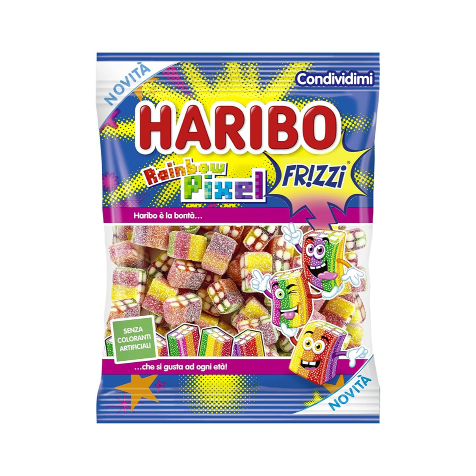 Haribo Rainbow Pixel Sauer Gummy Candy