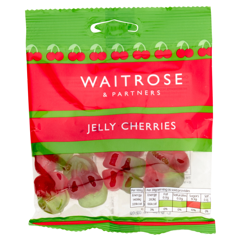 WAITROSE Cherry Jelly Candy