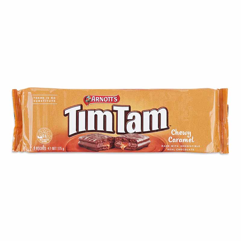 Arnott's Tim Tam Chewy Caramel Filled Biscuits