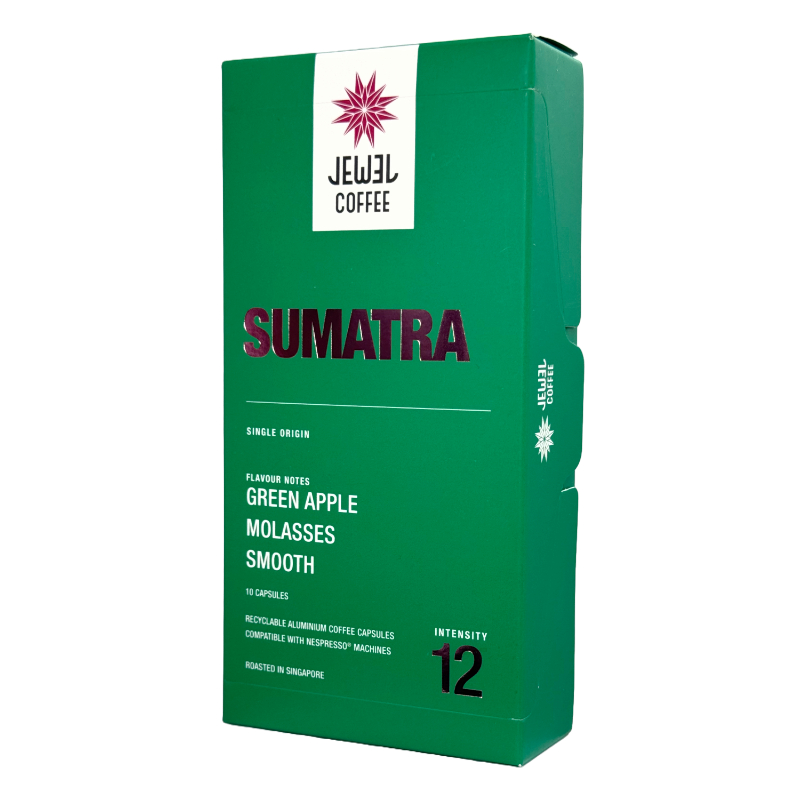 JEWEL COFFEE Sumatra Intensity 12 Coffee Capsules