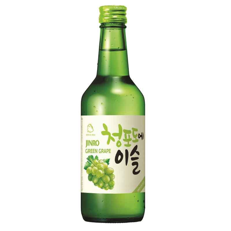 Jinro Green Grape Soju Bottle