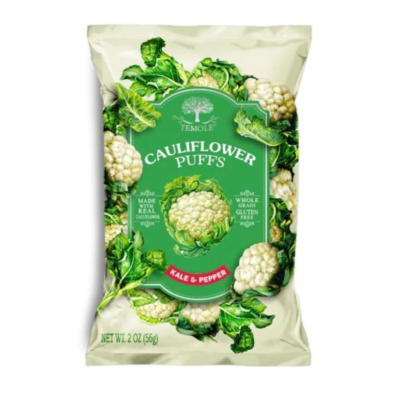 TEMOLE Kale & Pepper Cauliflower Puffs