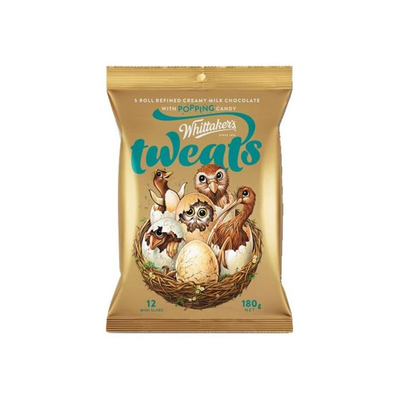 Whittaker's Tweats Share Pack Chocolate 12s 180g