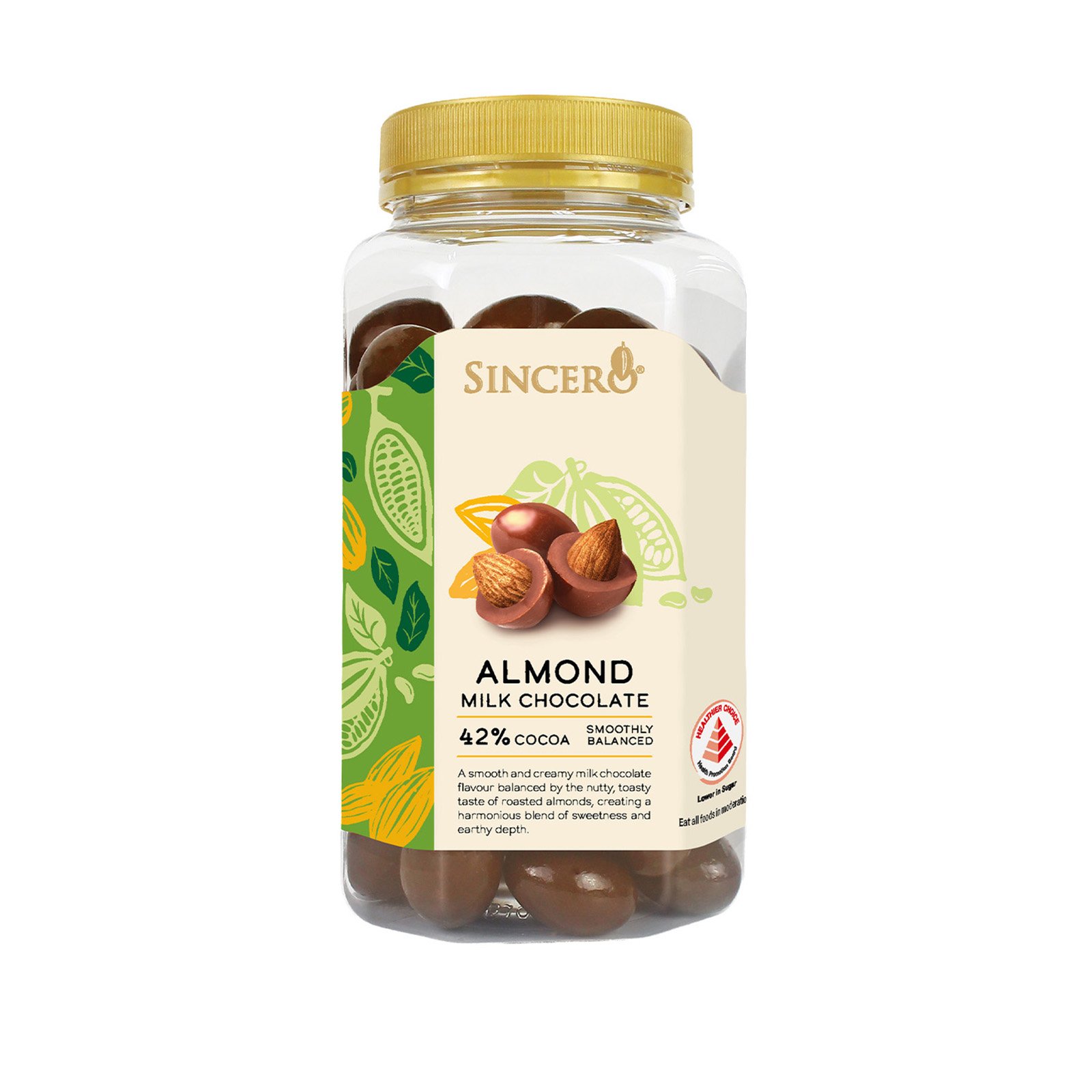 Sincero Milk Chocolate Almond 380g