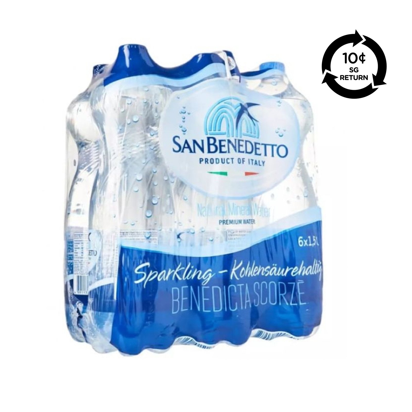 SAN BENEDETTO [Bcrs] SAN BENEDETTO Sparkling Water Bottle