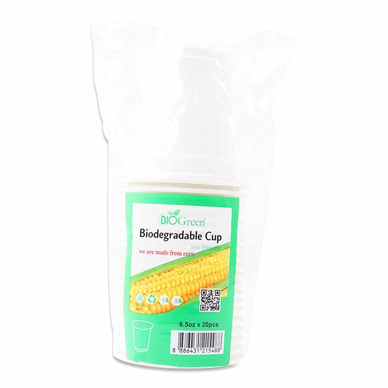 BIOGREEN Biodegradable Cup 20 x 6.5oz
