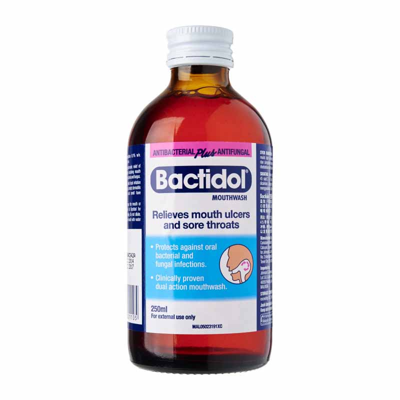 Bactidol Mouthwash 250ml
