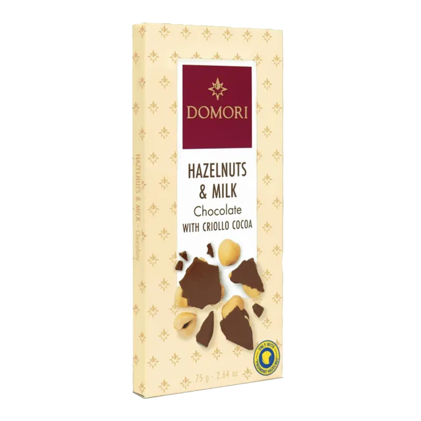 DOMORI Milk Chocolate With Hazelnuts