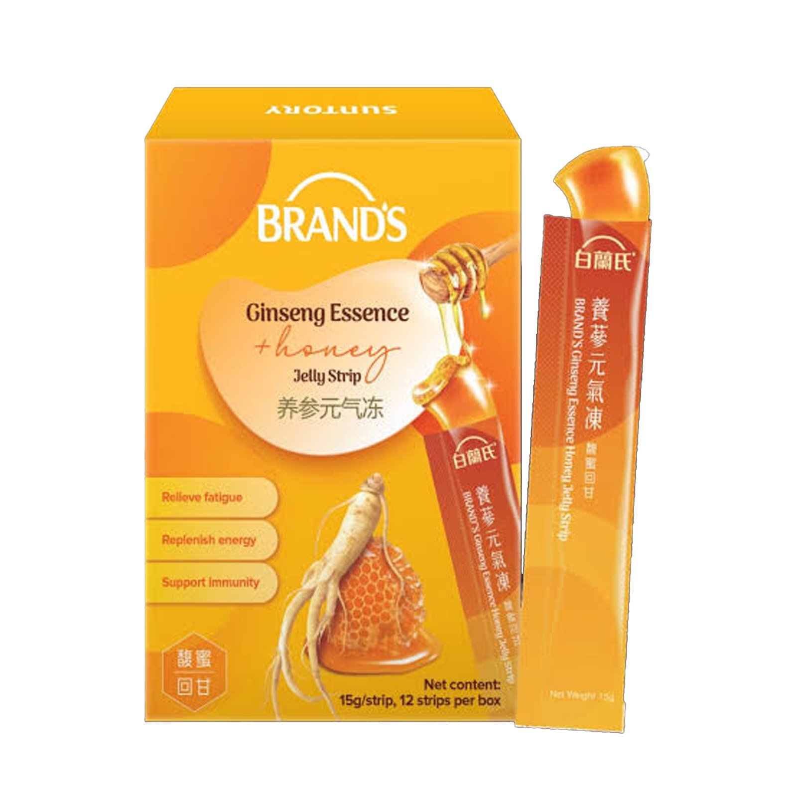 Brand's Ginseng Essence Honey Jelly Strip 5each